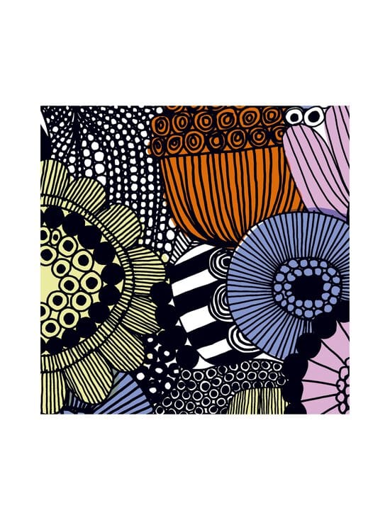 Lautasliina Marimekko Siirtolapuutarha pinkki-liila 33cm