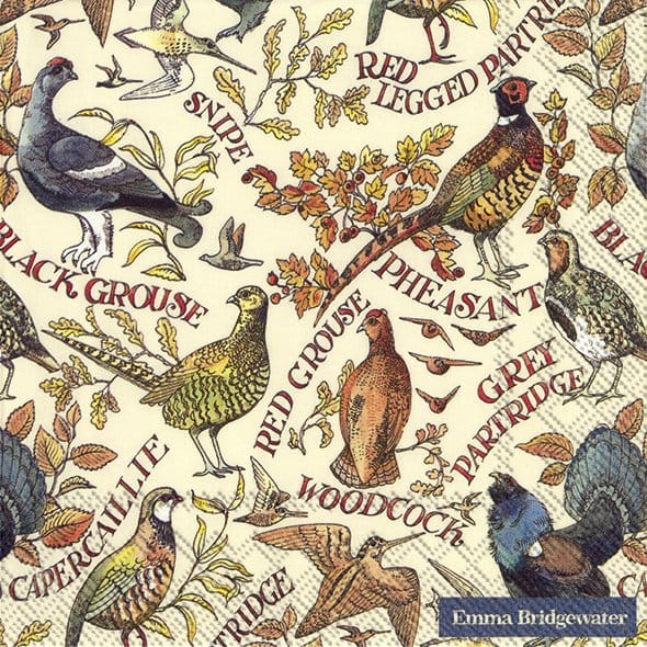 Lautasliina Game Birds 33cm