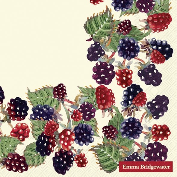 Lautasliina Blackberries 25cm tai 33cm