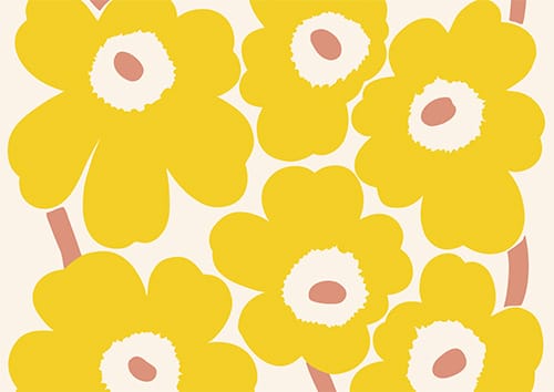 1-osainen kortti Marimekko Unikko