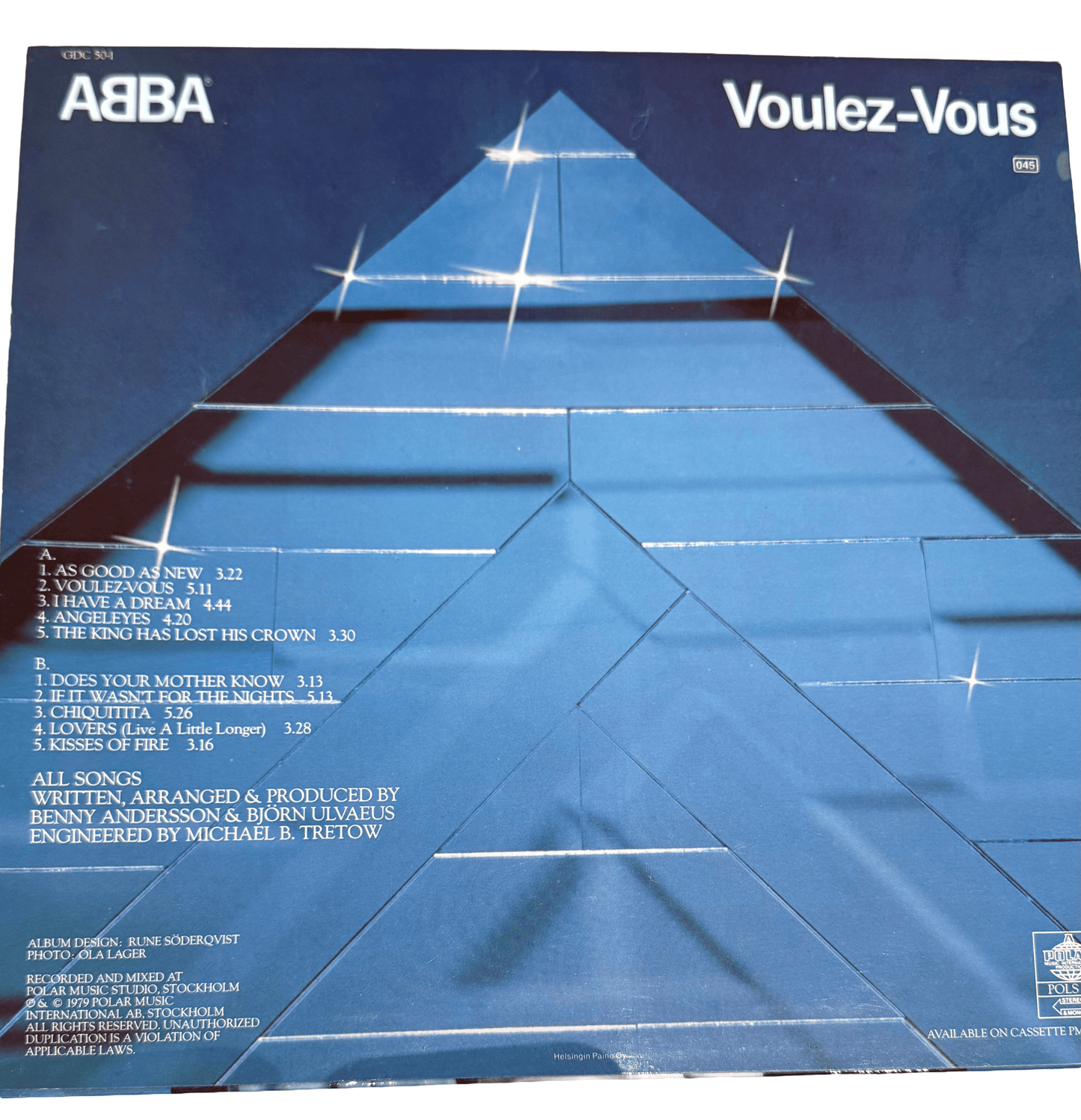 ABBA Voulez-Vous LP levy 1979 Stockholm