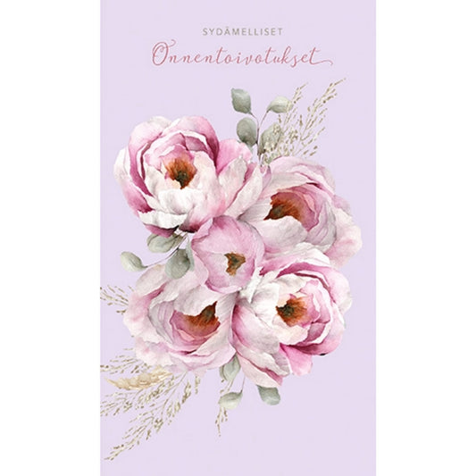 2-osainen onnittelukortti