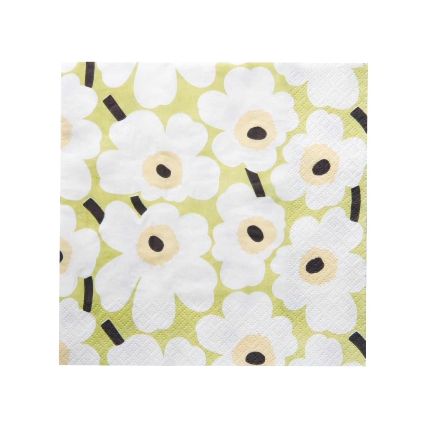 Lautasliina Unikko Marimekko vaaleanvihreä 25cm