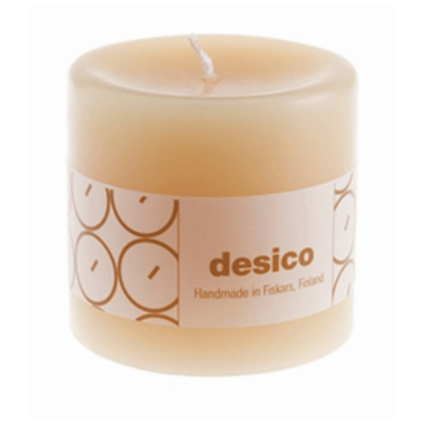 Desico beige hiekanvärinen pöytäkynttilä